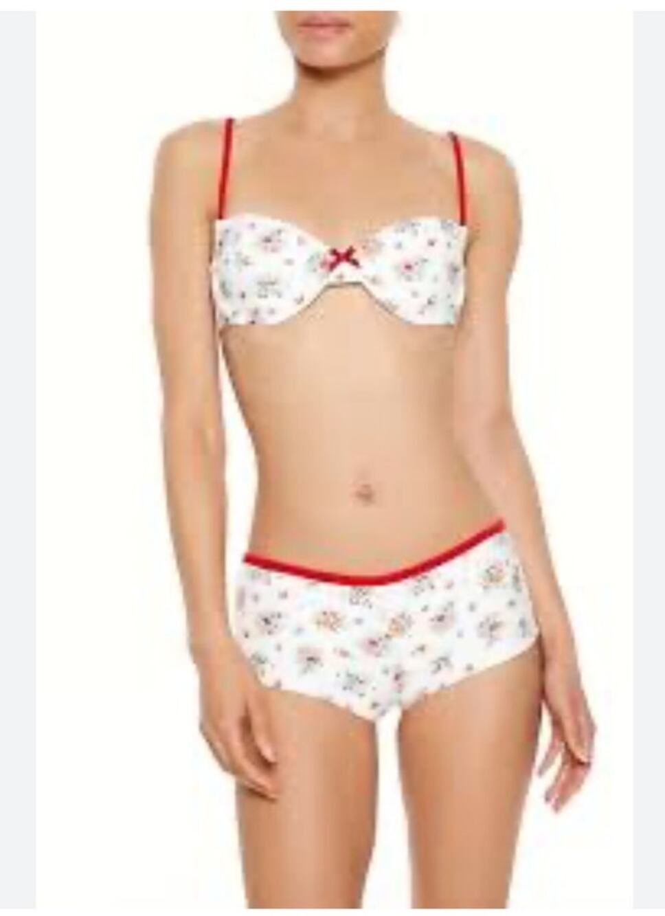 Forever 21 Floral Bikini Set Cottagecore Retro Swimwear Size Medium